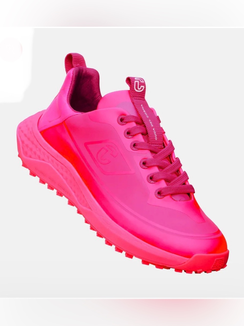 Duca del Cosma Cortona Golf Sneakers Size 7M Hot PINK RTL 239